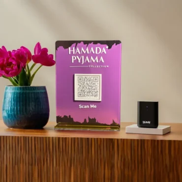 Transparen QR Code Stand